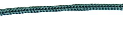 Шнур с наконечниками "крючок-прозрачный" для пакетов, Тёмно-Зелёный, №40, 4 мм, 100 шт